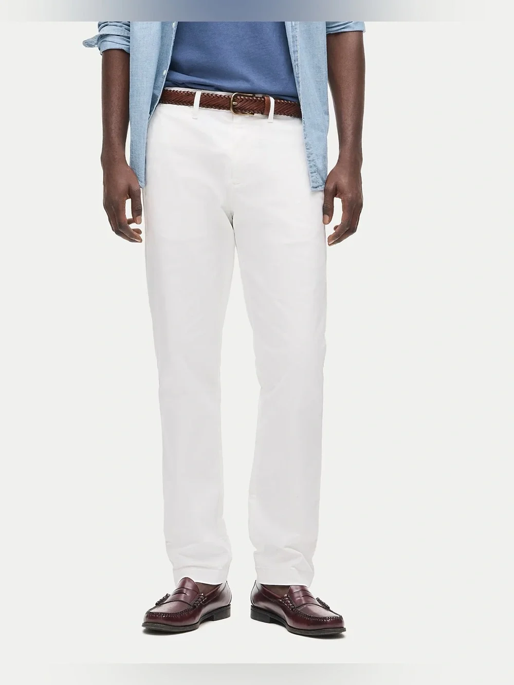 J.Crew 770™ Straight-fit stretch chino pant in white